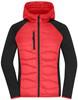 James & Nicholson JN1329 Ladies´ Hybrid Jacket - /Red/Black - L