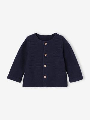 Basics vestje 100% katoen marineblauw