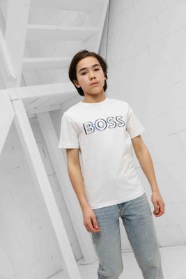 Hugo Boss 3D Logo T-Shirt Kids Wit - Maat 11/12 jaar - Kleur: Wit | Soccerfanshop