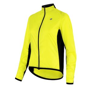 Assos UMA GT C2 wind fietsjack geel dames XS