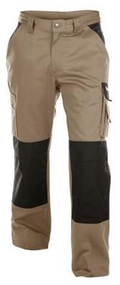 DASSY broek boston p/k 245gr khaki/zwart 62