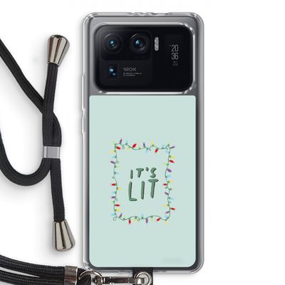 It's Lit: Xiaomi Mi 11 Ultra Transparant Hoesje met koord