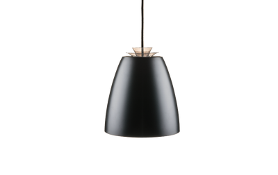 SG Hanglamp Bell midi zwart met witte binnenkant met LED lamp 10W 590 lumen