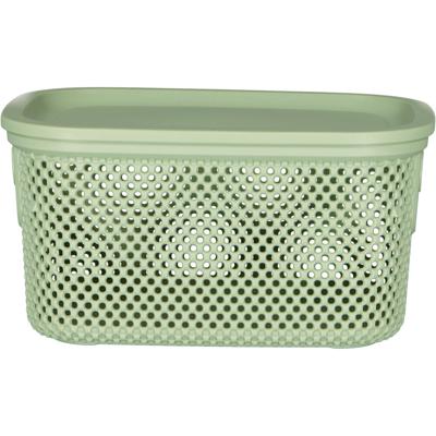Opbergdoos met deksel - Groen