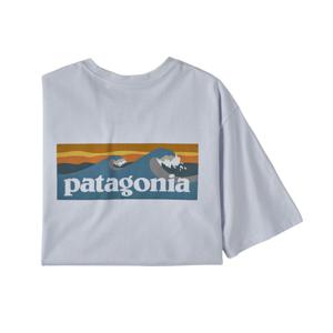 Patagonia Boardshort Logo Pocket Responsibili Heren T-shirt White S