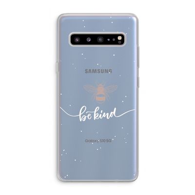 Be(e) kind: Samsung Galaxy S10 5G Transparant Hoesje