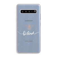 Be(e) kind: Samsung Galaxy S10 5G Transparant Hoesje