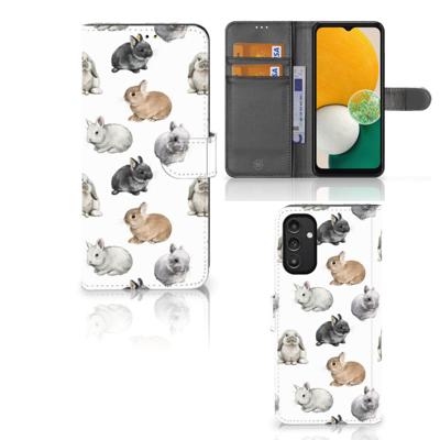 Telefoonhoesje | Met pasjeshouder | voor Samsung Galaxy A14 5G Konijntjes
