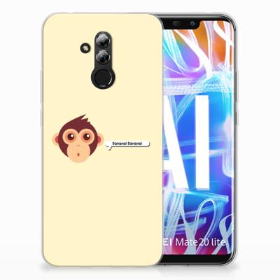 Huawei Mate 20 Lite Telefoonhoesje met Naam Monkey Huawei Mate 20 Lite Telefoonhoesje met Naam Monkey