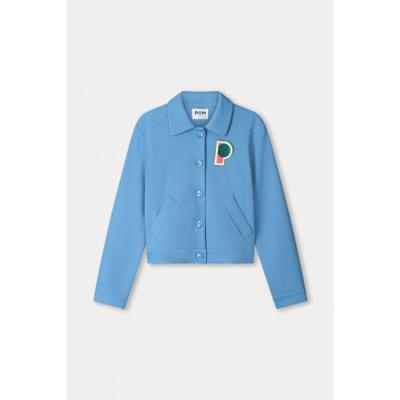 Pom Amsterdam - Blauw | Dames | Jasje | Blauw | 34 | regular | Kamst mode