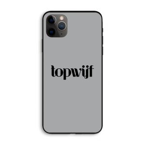 Topwijf Grijs Zwart: iPhone 11 Pro Max Biologisch afbreekbaar hoesje