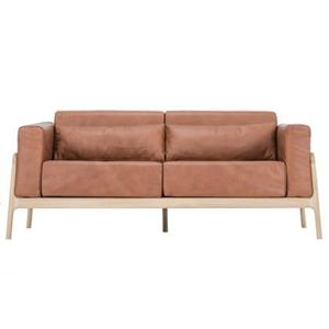 Gazzda Fawn sofa 2-zits whitewash Dakar Leather Whisky