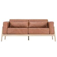 Gazzda Fawn sofa 2-zits whitewash Dakar Leather Whisky