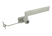 GB deuropvangbeugel vlak 215x50x60 40x8 thermisch verzinkt etiket | 1 stuk - GB73480