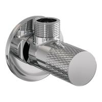 Hoekstopkraan Brauer Chrome Carving Edition Compleet Met Slang Chroom Hoekstopkraan Brauer Chrome Carving Edition Compleet Met Slang Chroom