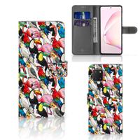 Samsung Note 10 Lite | Telefoonhoesje | Met pasjeshouder | Birds