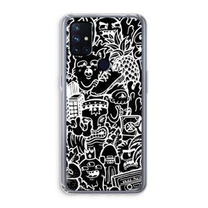 Vexx Black Mixtape: OnePlus Nord N10 5G Transparant Hoesje