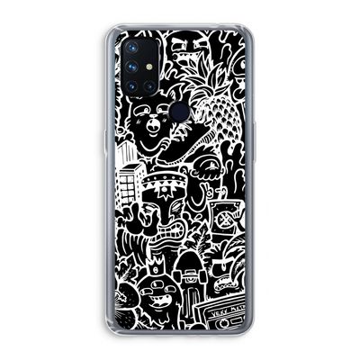 Vexx Black Mixtape: OnePlus Nord N10 5G Transparant Hoesje