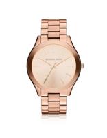 Michael Kors Runway Rose Dial Rosegoudkleurig uniseks horloge MK3197