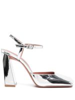 Amina Muaddi escarpins Charlotte 95 mm - Argent