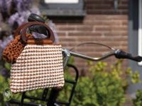 Haakpakket Gratis Haakpatroon Pied de Poule tas en portemonnee - Luxe tas en portemonnee gehaakt met Durable Glam Haakpakket Gratis Haakpatroon Pied de Poule tas en portemonnee - Luxe tas en portemonnee gehaakt met Durable Glam