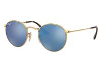 Ray-Ban ROUND FLAT LENSES zonnebril Rond - thumbnail