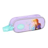 Pennenetui met 2 vakken Frozen Spirit Lila 21 x 8 x 6 cm