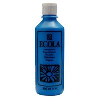 Talens Ecola plakkaatverf flacon van 500 ml, lichtblauw - thumbnail