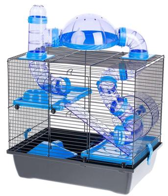 INTER-ZOO Rocky + Terrace blue - kooi voor een hamster