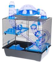 INTER-ZOO Rocky + Terrace blue - kooi voor een hamster