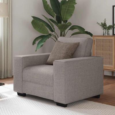 Sofastoel Taupe 60 cm Stof