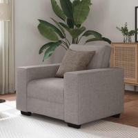 Sofastoel Taupe 60 cm Stof