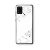Biggest stripe: Samsung Galaxy A31 Transparant Hoesje