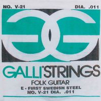 Galli V-021 E-1 snaar voor akoestische gitaar - thumbnail