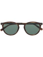 Mykita lunettes de soleil Siwa 711 à monture ronde - Marron
