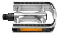 M-Wave pedaalset aluminium met rubberen anti-sliplaag zilver