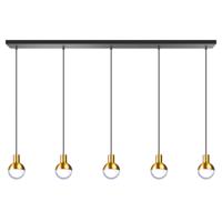 ETH Zwart gouden hanglamp Drop 05-HL4248-0230