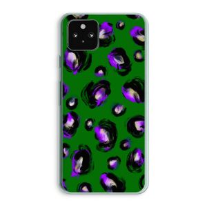 Green Cheetah: Google Pixel 5a 5G Transparant Hoesje