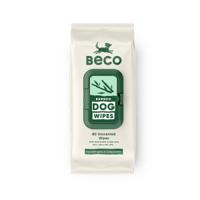 Beco Bamboo Dog Wipes hypoallergene doekjes hond (80 stuks) 5 x Geurloos