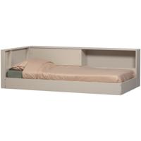WOOOD Hoekbed 'Carter' Grenenhout, 90 x 200cm, kleur Dust