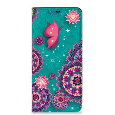 Samsung Galaxy A22 4G | M22 | Bookcase | Cirkels en Vlinders