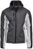Tee Jays TJ9514N Men´s Hooded Lightweight Performance Softshell Jacket - Dark Grey (Solid)/Off White - XL