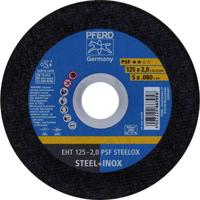 PFERD TOOLS EHT 125-2,0 PSF STEELOX 69120850 Doorslijpschijf recht 125 mm 25 stuk(s) RVS, Staal
