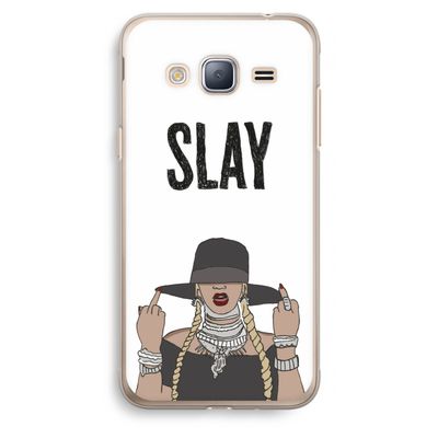 Slay All Day: Samsung Galaxy J3 (2016) Transparant Hoesje