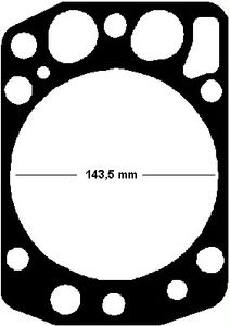 Pakking, cilinderkop 896510