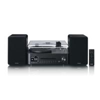 LENCO MC-760BK - Hifi Stereoset met platenspeler en speakers - Internet radio, DAB+, FM, Bluetooth®, CD/MP3-speler - Zwart