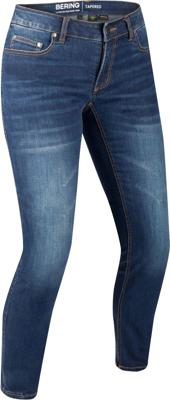 BERING Lady Trust Tapered, Motorjeans dames, Blauw washed