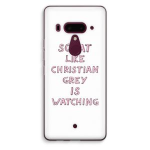 Christian Grey: HTC U12+ Transparant Hoesje