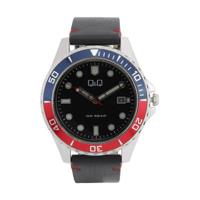 Q&Q A172J342Y Zwart (Ø 43 mm) Heren horloge