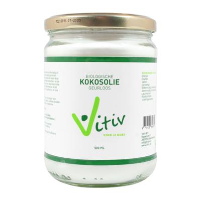 Vitiv Biologische Kokosolie Geurloos